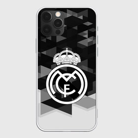 Чехол для iPhone 12 Pro Max с принтом FC Real Madrid sport geometry в Курске, Силикон |  | Тематика изображения на принте: abstraction | championship | fc | football | footer | polygon | real madrid | soccer | socker | sport | абстракция | одежда | спорт | спортивный | униформа | футбол | футбольный клуб | чемпионат