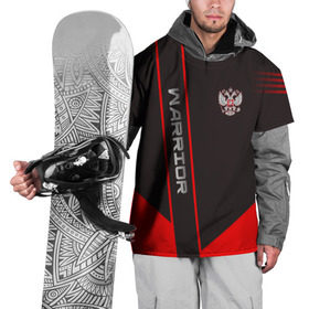 Накидка на куртку 3D с принтом Warrior в Курске, 100% полиэстер |  | warrior | воин | спортсмен