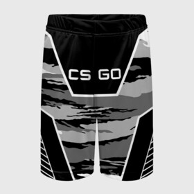 Детские спортивные шорты 3D с принтом CSGO в Курске,  100% полиэстер
 | пояс оформлен широкой мягкой резинкой, ткань тянется
 | counter | cs | cs go | cs:go | csgo | go | strike | контер страйк | контра | кс го | ксго | спецназ | террористы