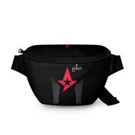 Поясная сумка 3D с принтом Astralis - The Form в Курске, 100% полиэстер | плотная ткань, ремень с регулируемой длиной, внутри несколько карманов для мелочей, основное отделение и карман с обратной стороны сумки застегиваются на молнию | 0x000000123 | astralis | csgo | form | астралис | ксго | форма