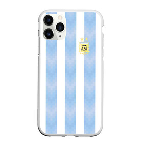Чехол для iPhone 11 Pro Max матовый с принтом Сборная Аргентины в Курске, Силикон |  | аргентина | месси | сборная аргентины