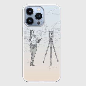 Чехол для iPhone 13 Pro с принтом Девушка с контроллером в Курске,  |  | surveyor | геодезист | геодезия | кадастр