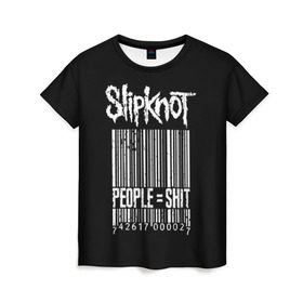 Женская футболка 3D с принтом Slipknot People в Курске, 100% полиэфир ( синтетическое хлопкоподобное полотно) | прямой крой, круглый вырез горловины, длина до линии бедер | alternative | iowa | metal | nu | slipknot | slipnot | taylor | метал | слипкнот | слипнот