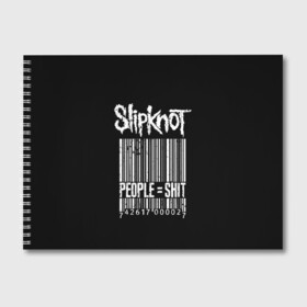 Альбом для рисования с принтом Slipknot People в Курске, 100% бумага
 | матовая бумага, плотность 200 мг. | alternative | iowa | metal | nu | slipknot | slipnot | taylor | метал | слипкнот | слипнот