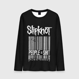 Мужской лонгслив 3D с принтом Slipknot People в Курске, 100% полиэстер | длинные рукава, круглый вырез горловины, полуприлегающий силуэт | Тематика изображения на принте: alternative | iowa | metal | nu | slipknot | slipnot | taylor | метал | слипкнот | слипнот