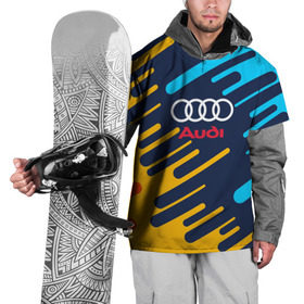 Накидка на куртку 3D с принтом AUDI SPORT в Курске, 100% полиэстер |  | abstraction | audi | auto | sport | абстракция | авто | автомобиль | автомобильные | ауди | бренд | логотип | марка | машины | спорт