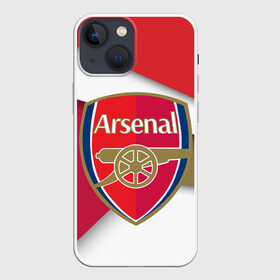 Чехол для iPhone 13 mini с принтом Арсенал формы в Курске,  |  | arsenal | arsenal london | fc arsenal | footbal | london | арсенал | арсенал лондон | лига чемпионов | лондон | фк арсенал | футбол