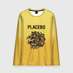 Мужской лонгслив 3D с принтом Placebo в Курске, 100% полиэстер | длинные рукава, круглый вырез горловины, полуприлегающий силуэт | Тематика изображения на принте: placebo | альтернативный | инди | индирок | плацебо | рок