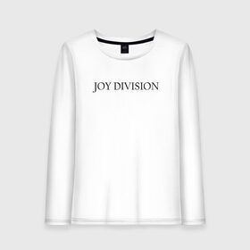 Женский лонгслив хлопок с принтом Joy Division в Курске, 100% хлопок |  | ian curtis | joy division | rock | unknown pleasures | иэн кёртис | рок