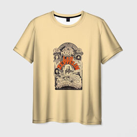 Мужская футболка 3D с принтом Led Zeppelin Vintage в Курске, 100% полиэфир | прямой крой, круглый вырез горловины, длина до линии бедер | Тематика изображения на принте: 