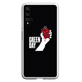 Чехол для Honor 20 с принтом Green Day в Курске, Силикон | Область печати: задняя сторона чехла, без боковых панелей | Тематика изображения на принте: american idiot