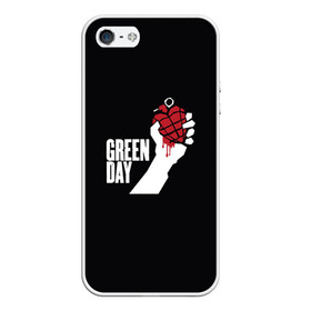 Чехол для iPhone 5/5S матовый с принтом Green Day в Курске, Силикон | Область печати: задняя сторона чехла, без боковых панелей | american idiot