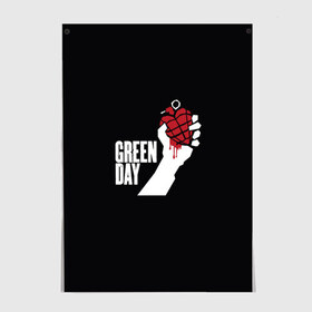 Постер с принтом Green Day в Курске, 100% бумага
 | бумага, плотность 150 мг. Матовая, но за счет высокого коэффициента гладкости имеет небольшой блеск и дает на свету блики, но в отличии от глянцевой бумаги не покрыта лаком | american idiot