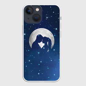 Чехол для iPhone 13 mini с принтом Love в Курске,  |  | звезды | космос | луна | любовь
