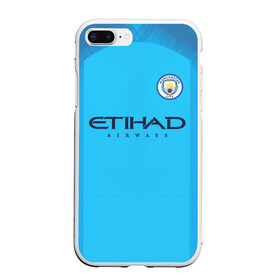 Чехол для iPhone 7Plus/8 Plus матовый с принтом Man City 18-19 в Курске, Силикон | Область печати: задняя сторона чехла, без боковых панелей | barclays | champions | championship | city | england | league | manchester | premier | англия | лига | манчестер | сити | чемпионов