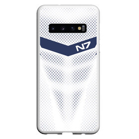Чехол для Samsung Galaxy S10 с принтом Mass Effect N7 в Курске, Силикон | Область печати: задняя сторона чехла, без боковых панелей | andromed | effect | n7 | альянс | ефект | игра | компьютерная | мас | масс | н7 | онлайн | программа | профессиональный военный код | сокрушитель n7 | фурия n7