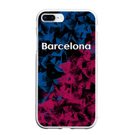 Чехол для iPhone 7Plus/8 Plus матовый с принтом ФК Барселона в Курске, Силикон | Область печати: задняя сторона чехла, без боковых панелей | игра | испания | каталония | красный | лига | мяч | сборная | синий | форма | футбол | чемпион | черный