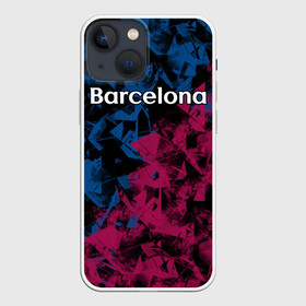 Чехол для iPhone 13 mini с принтом ФК Барселона в Курске,  |  | игра | испания | каталония | красный | лига | мяч | сборная | синий | форма | футбол | чемпион | черный