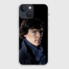 Чехол для iPhone 13 mini с принтом Sherlock в Курске,  |  | benedict | cumberbatch | sherlock | бенедикт | камбербатч | шерлок