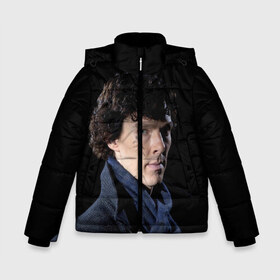 Зимняя куртка для мальчиков 3D с принтом Sherlock в Курске, ткань верха — 100% полиэстер; подклад — 100% полиэстер, утеплитель — 100% полиэстер | длина ниже бедра, удлиненная спинка, воротник стойка и отстегивающийся капюшон. Есть боковые карманы с листочкой на кнопках, утяжки по низу изделия и внутренний карман на молнии. 

Предусмотрены светоотражающий принт на спинке, радужный светоотражающий элемент на пуллере молнии и на резинке для утяжки | benedict | cumberbatch | sherlock | бенедикт | камбербатч | шерлок