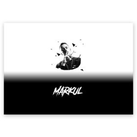 Поздравительная открытка с принтом Markul в Курске, 100% бумага | плотность бумаги 280 г/м2, матовая, на обратной стороне линовка и место для марки
 | markul | маркул