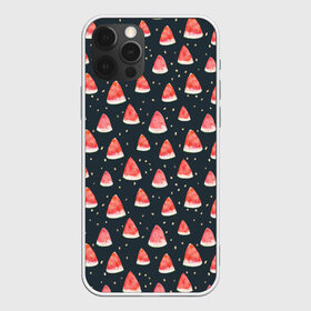 Чехол для iPhone 12 Pro Max с принтом Tropical melon dark в Курске, Силикон |  | арбуз