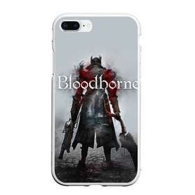 Чехол для iPhone 7Plus/8 Plus матовый с принтом Bloodborne в Курске, Силикон | Область печати: задняя сторона чехла, без боковых панелей | Тематика изображения на принте: bb | fromsoftware | vicar amelia | амелия | бладборн | викарий | души | охотники | пиратs | порождение крови | руны