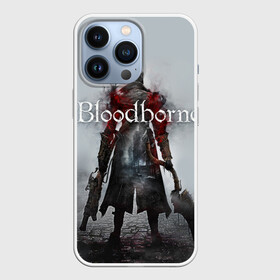 Чехол для iPhone 13 Pro с принтом Bloodborne в Курске,  |  | Тематика изображения на принте: bb | fromsoftware | vicar amelia | амелия | бладборн | викарий | души | охотники | пиратs | порождение крови | руны