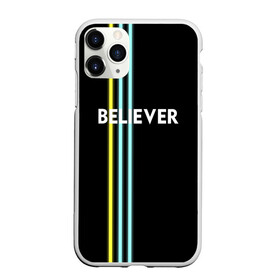 Чехол для iPhone 11 Pro матовый с принтом Believer Imagine Dragons в Курске, Силикон |  | Тематика изображения на принте: рок