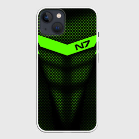 Чехол для iPhone 13 с принтом Mass Effect N7 в Курске,  |  | andromed | effect | n7 | альянс | ефект | игра | компьютерная | мас | масс | н7 | онлайн | программа | профессиональный военный код | сокрушитель n7 | фурия n7
