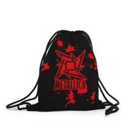 Рюкзак-мешок 3D с принтом Metallica в Курске, 100% полиэстер | плотность ткани — 200 г/м2, размер — 35 х 45 см; лямки — толстые шнурки, застежка на шнуровке, без карманов и подкладки | m | metallica | группа | джеймс хэтфилд | кирк хэмметт | ларс ульрих | метал | металика | металлика | миталика | музыка | роберт трухильо | рок | трэш | трэшметал | хард | хардрок | хеви | хевиметал