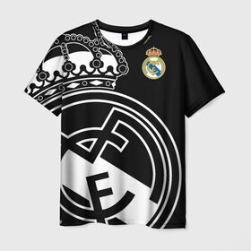 Мужская футболка 3D с принтом Real Madrid Exclusive в Курске, 100% полиэфир | прямой крой, круглый вырез горловины, длина до линии бедер | Тематика изображения на принте: 2019 | мадрид | реал | форма | эксклюзив