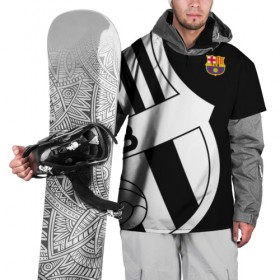 Накидка на куртку 3D с принтом Barcelona Exclusive в Курске, 100% полиэстер |  | 2019 | барселона | фк | форма | эксклюзив