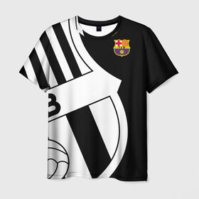 Мужская футболка 3D с принтом Barcelona Exclusive в Курске, 100% полиэфир | прямой крой, круглый вырез горловины, длина до линии бедер | 2019 | барселона | фк | форма | эксклюзив