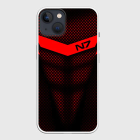 Чехол для iPhone 13 с принтом Mass Effect N7 в Курске,  |  | andromed | effect | n7 | альянс | ефект | игра | компьютерная | мас | масс | н7 | онлайн | программа | профессиональный военный код | сокрушитель n7 | фурия n7
