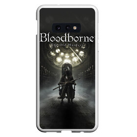 Чехол для Samsung S10E с принтом Bloodborne в Курске, Силикон | Область печати: задняя сторона чехла, без боковых панелей | Тематика изображения на принте: bb | bloodborne | bloodbourne | fromsoftware | vicar amelia | амелия | бб | блад | бладборн | викарий | души | охотники | пиратs | порождение крови | руны