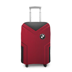 Чехол для чемодана 3D с принтом bmw sport в Курске, 86% полиэфир, 14% спандекс | двустороннее нанесение принта, прорези для ручек и колес | 