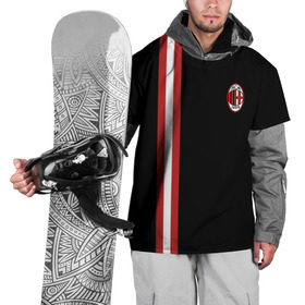 Накидка на куртку 3D с принтом AC Milan в Курске, 100% полиэстер |  | Тематика изображения на принте: football | italia | logo | milan | sport | италия | лого | милан | спорт | фк | футбол | футбольный клуб