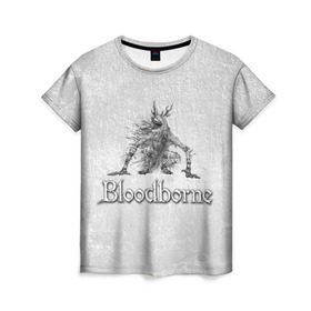 Женская футболка 3D с принтом Bloodborne в Курске, 100% полиэфир ( синтетическое хлопкоподобное полотно) | прямой крой, круглый вырез горловины, длина до линии бедер | bb | bloodborne | bloodbourne | fromsoftware | vicar amelia | амелия | бб | блад | бладборн | викарий | души | охотники | пиратs | порождение крови | руны