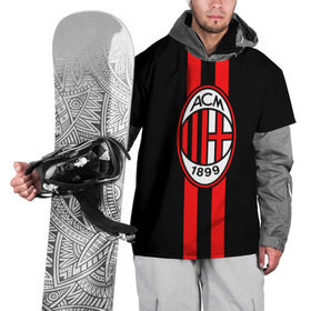 Накидка на куртку 3D с принтом AC Milan FC в Курске, 100% полиэстер |  | Тематика изображения на принте: football | italia | logo | milan | sport | италия | лого | милан | спорт | фк | футбол | футбольный клуб