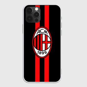 Чехол для iPhone 12 Pro Max с принтом AC Milan FC в Курске, Силикон |  | football | italia | logo | milan | sport | италия | лого | милан | спорт | фк | футбол | футбольный клуб