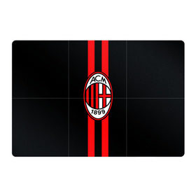 Магнитный плакат 3Х2 с принтом AC Milan FC в Курске, Полимерный материал с магнитным слоем | 6 деталей размером 9*9 см | football | italia | logo | milan | sport | италия | лого | милан | спорт | фк | футбол | футбольный клуб