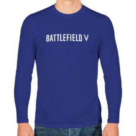 Мужской лонгслив хлопок с принтом Battlefield 5 в Курске, 100% хлопок |  | battlefield 5 | батлфилд 5