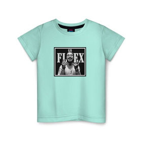 Детская футболка хлопок с принтом Post Malone - Go Flex в Курске, 100% хлопок | круглый вырез горловины, полуприлегающий силуэт, длина до линии бедер | Тематика изображения на принте: post malone | остин ричард пост