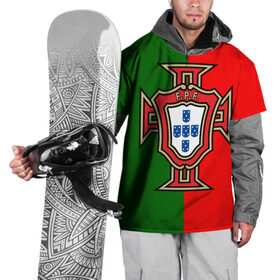 Накидка на куртку 3D с принтом Сборная Португалии флаг в Курске, 100% полиэстер |  | португалия | футбол
