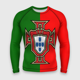 Мужской рашгард 3D с принтом Сборная Португалии флаг в Курске,  |  | португалия | футбол