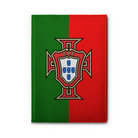 Обложка для автодокументов с принтом Сборная Португалии флаг в Курске, натуральная кожа |  размер 19,9*13 см; внутри 4 больших “конверта” для документов и один маленький отдел — туда идеально встанут права | Тематика изображения на принте: португалия | футбол