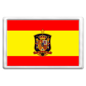 Магнит 45*70 с принтом Сборная Испании флаг в Курске, Пластик | Размер: 78*52 мм; Размер печати: 70*45 | Тематика изображения на принте: испания | футбол