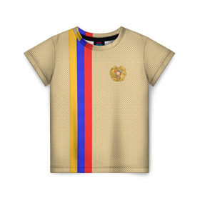 Детская футболка 3D с принтом Armenia в Курске, 100% гипоаллергенный полиэфир | прямой крой, круглый вырез горловины, длина до линии бедер, чуть спущенное плечо, ткань немного тянется | Тематика изображения на принте: armenia | армения | армяне | ереван