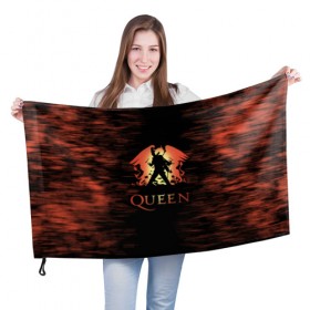 Флаг 3D с принтом Queen в Курске, 100% полиэстер | плотность ткани — 95 г/м2, размер — 67 х 109 см. Принт наносится с одной стороны | paul rodgers | queen | брайан мэй | джон дикон | квин | меркури | меркьюри | мэркури | роджер тейлор | рок группа | фредди | фреди